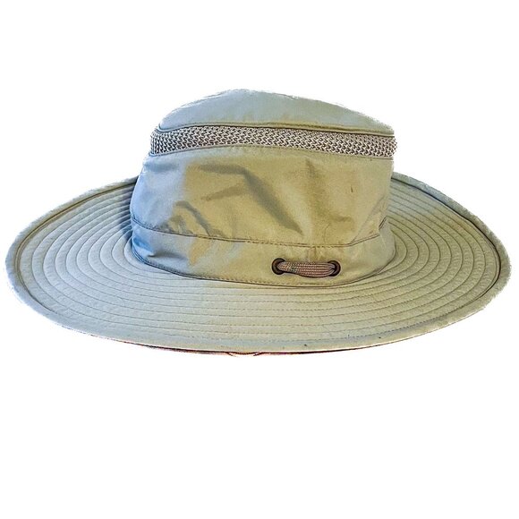 TILLEY The Airflo Hat Tan Khaki Unisex  7-1/4 Diameter 22.5\